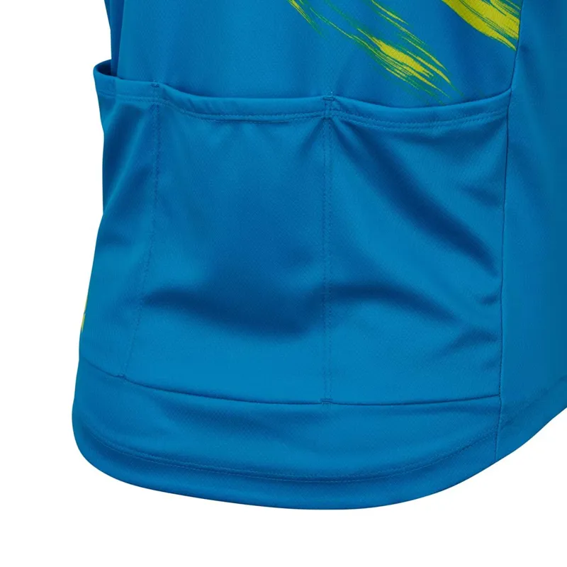 Altura Kids Airstream Short Sleeve Jersey Blue/Lime-4